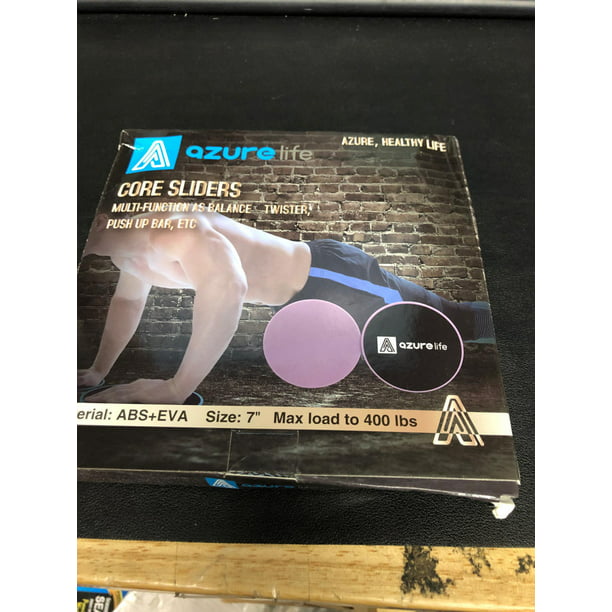 Details about   Exercise Core Sliders Light and Portable Dual Sided Gliding Discs
